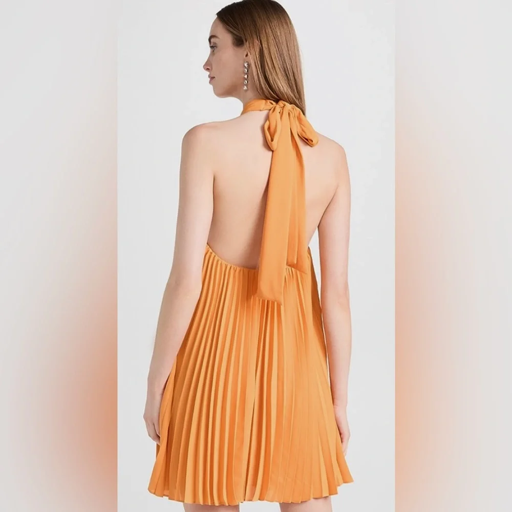 Alice + Olivia Women’s Aviana Pleated dress - Picture 2 of 2